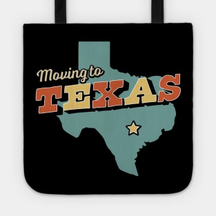 Moving to Texas Retro Vintage Tote