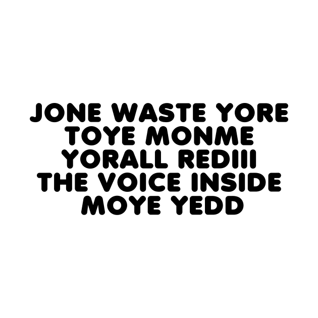 JONE WASTE YORE Funny I Miss You Jone Waste Yore Toye Monme by DesignergiftsCie