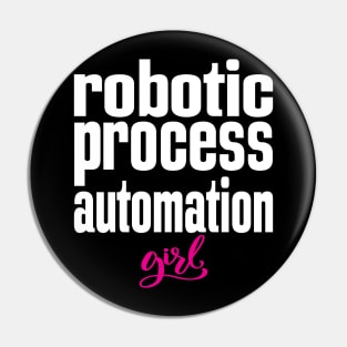 Robotic Process Automation Girl Business Process Automation Technology Pin