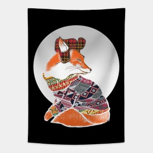 Winter Fox Tapestry