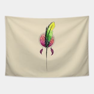 Feather and Dreamcatcher Tapestry