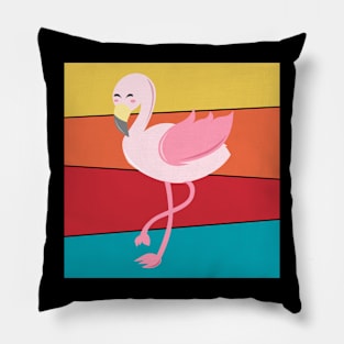 Colorful Flamingo Pillow