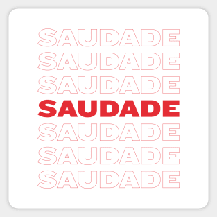 Saudade Stickers for Sale