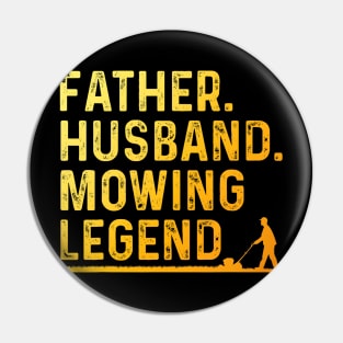 Cool Lawn Mowing For Men Father Lawn Care Gardening Husband Pin