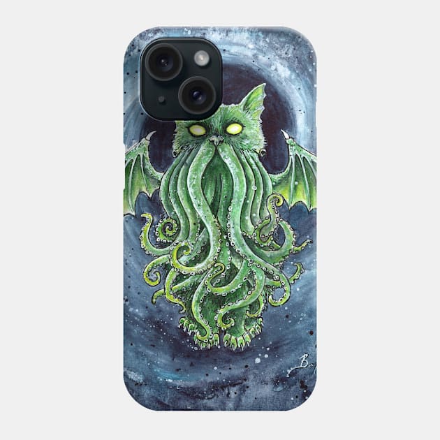 Cathulhu Phone Case by Clockwork Art