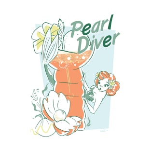 Tiki Pearl Diver- by Cathy Clark-Ramirez T-Shirt