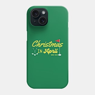 Christmas in April Funny Golf Majors and Tournaments Phone Case