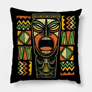 Island Surfer Club Tiki Pillow