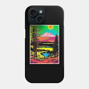 Nature's Wonder Uplifted Exploration Vintage Aesthetic 60s Phone Case