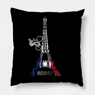 cycling paris roubaix Pillow