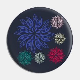 Floral Motif Pin