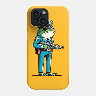 Police frog Phone Case