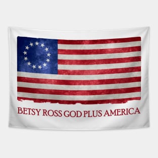 Distressed Betsy Ross Flag Tapestry