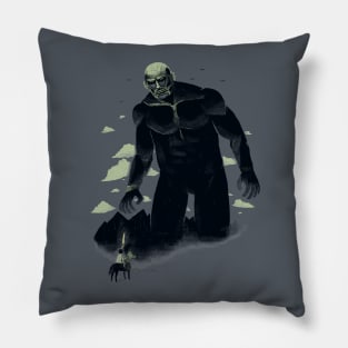 shadown of the titan (grey) Pillow