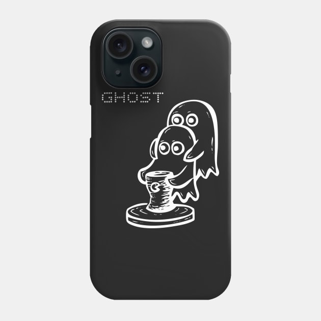 Ghost (White) Phone Case by stacybeeart