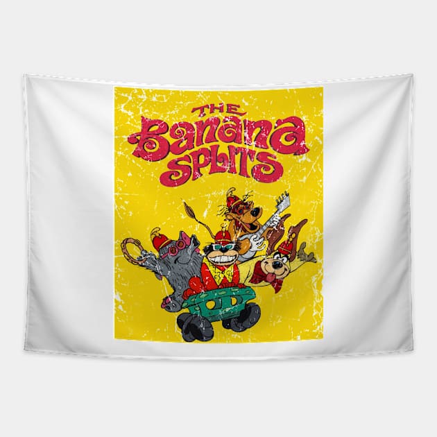 Vintage Banana Splits art Tapestry by Baharnis