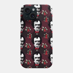 Edgar Allan Poe & Holly-Jolly Mistletoe Phone Case