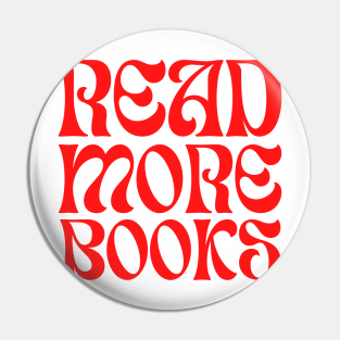 Read More Books T-Shirt for Book Lovers Pin