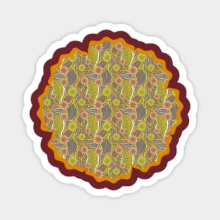 I Be-Leaf In You Leaves Pattern Magnet