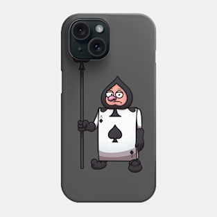 Spade Card Soldier From Wonderland Story Phone Case