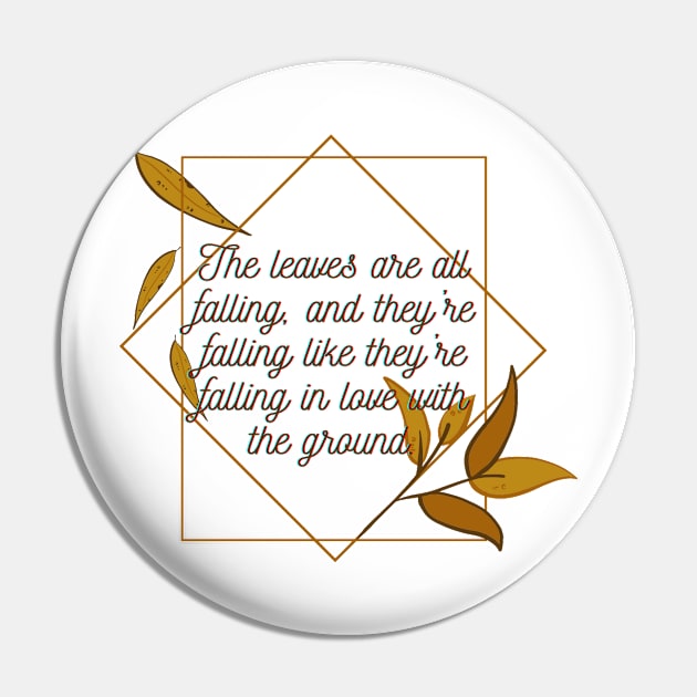 Autum Leaves Pin by ButterfliesT