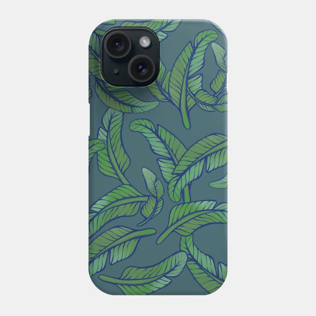 Palm Tree leaf Phone Case by bubbsnugg