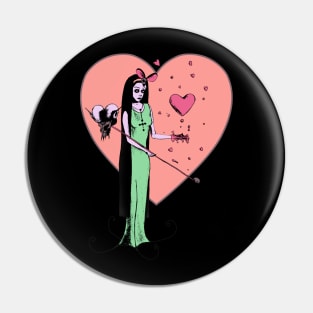 Lady Heart Pin