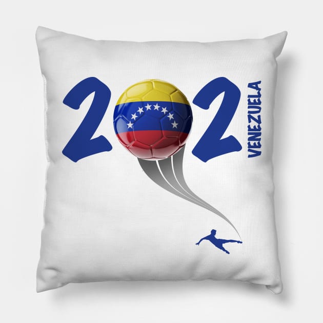 Venezuela Copa America Soccer 2021 Pillow by DesignOfNations