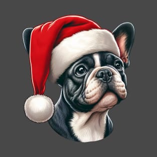 French Bulldog The Santa Claus T-Shirt