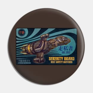 Serenity Brand Matches Pin