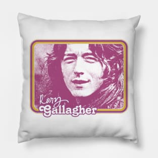 Rory Gallagher // Retro Tribute Fanart Design Pillow