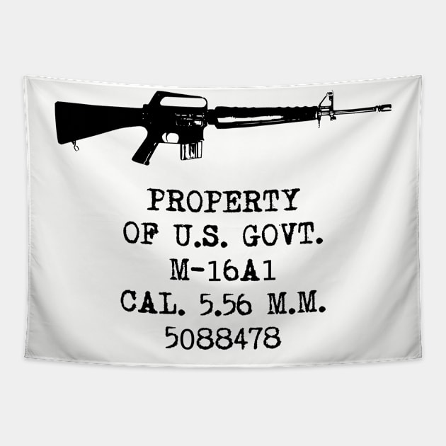 m16a1 Tapestry by bumblethebee