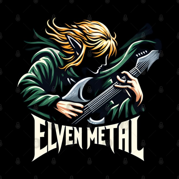 Elven Metal - Elf Guitar Hero - Fantasy by Fenay-Designs