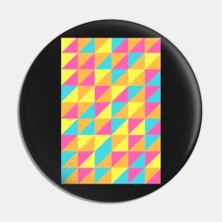 Bright Quilt Squares Pin