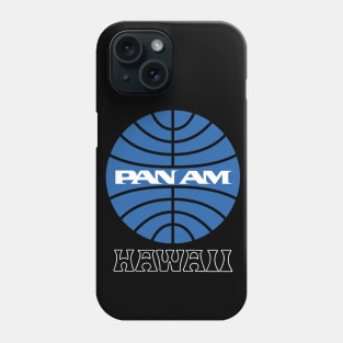 Pan American World Airways Vintage Airlines Hawaii Phone Case