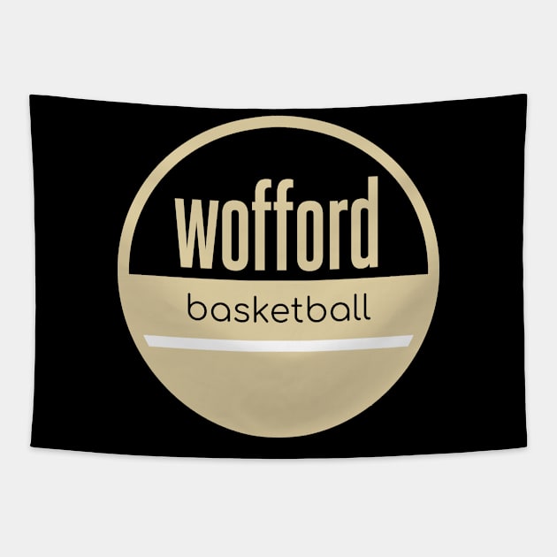 wofford basketball Tapestry by BVHstudio