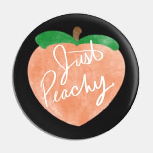 Just Peachy Peach Pin