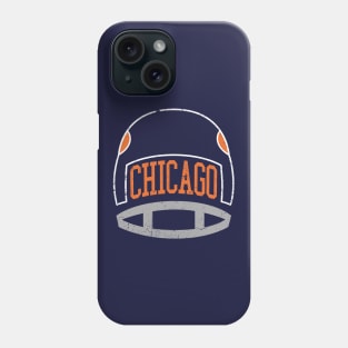 Chicago Retro Helmet - Navy Phone Case