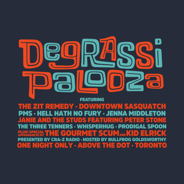 Degrassipalooza Lineup by Alarm Creative