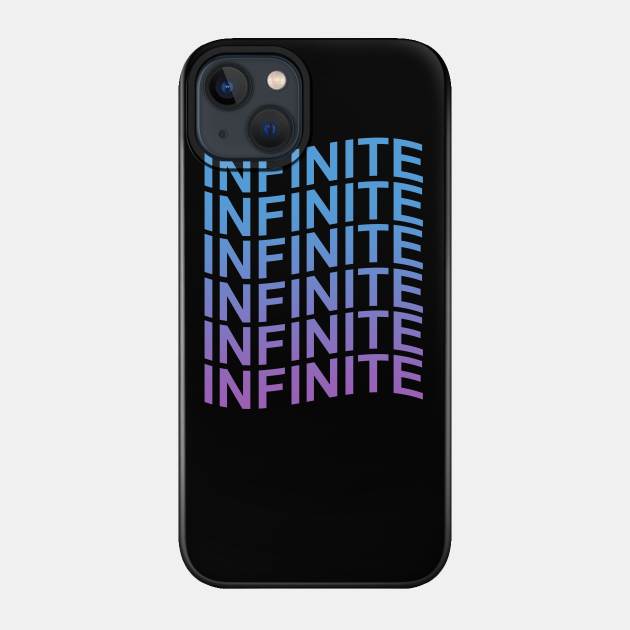 infinite lists v10 - Infinite Lists Text - Phone Case