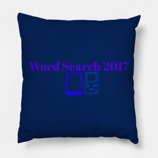 Word Search 2017 Pillow