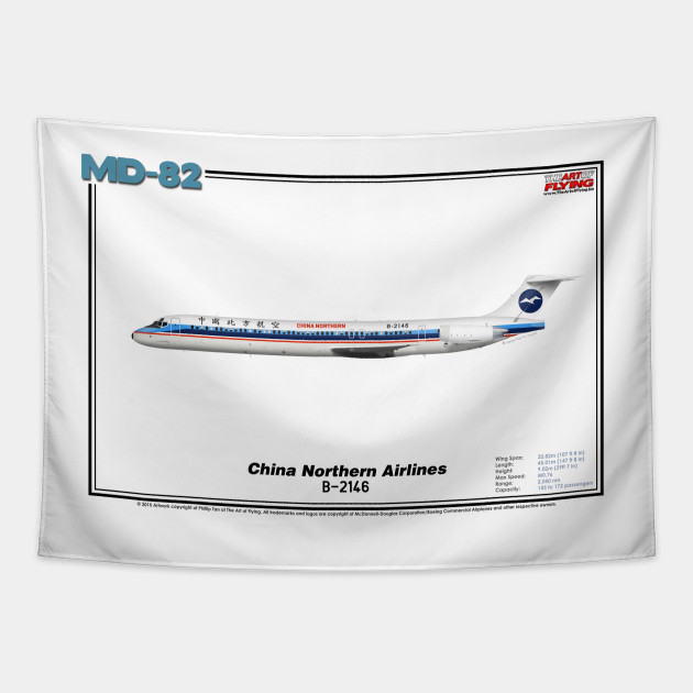 Mcdonnell Douglas Md China Northern Airlines Art Print Md Tapestry Teepublic