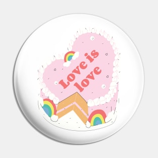 Love is love 3 Pin