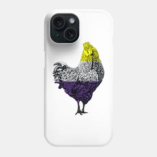 Chicken 4: Nonbinary Pride (2022) Phone Case