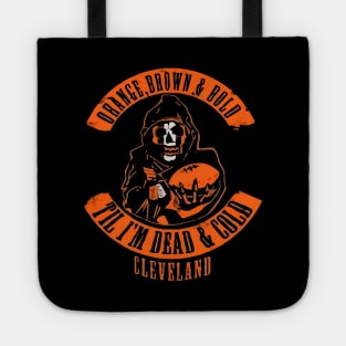 Orange, Brown and Bold - Cleveland Tote