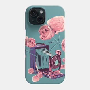 Vintage floral camera Phone Case