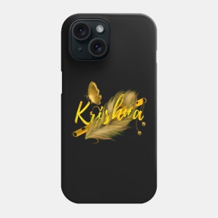 Krishna - hare krishna - Hindu gods - krsna Phone Case