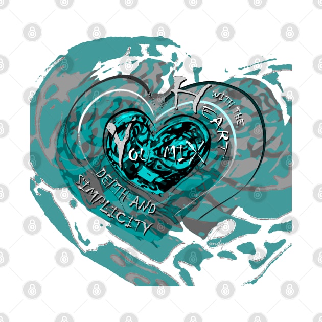 HEART MIX TURQUOISE by ACUANDYC