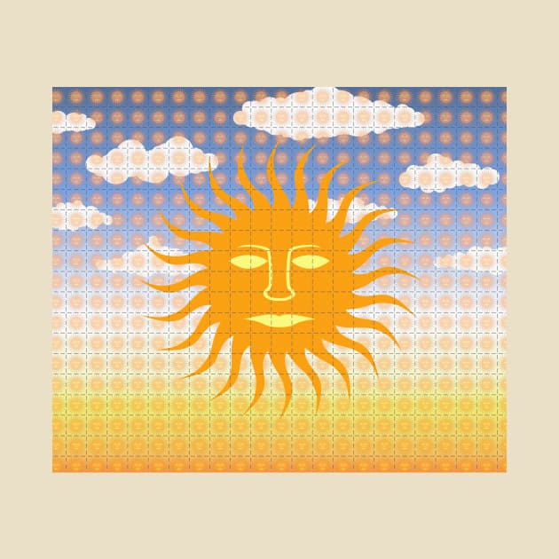 Orange Sunshine Blotter by modernskeletons