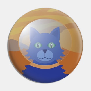 Felis Domesticus on Mars Pin